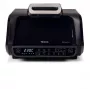 Ariete 4635 Air Fryer Grill, frytkownica powietrzna i grill, grill do steków, 1700 W, pojemność 8 l, smażenie i grillowanie, 8 funkcji gotowania, timer, czarny