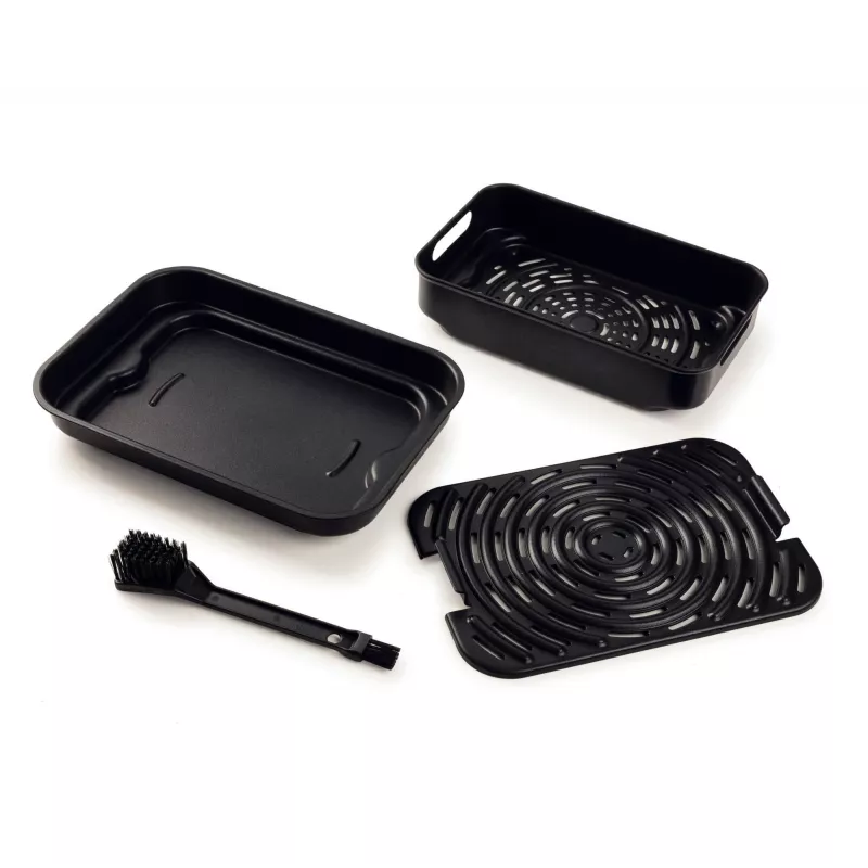 Ariete 4635 Air Fryer Grill, frytkownica powietrzna i grill, grill do steków, 1700 W, pojemność 8 l, smażenie i grillowanie, 8 funkcji gotowania, timer, czarny