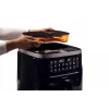 Ariete 4636 Air fryer z steam function + Grill, 1700W, Dehydrating function, 10 cooking functions, Transparent basket, Timer, Czarny