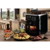 Ariete 4636 Air fryer z steam function + Grill, 1700W, Dehydrating function, 10 cooking functions, Transparent basket, Timer, Czarny