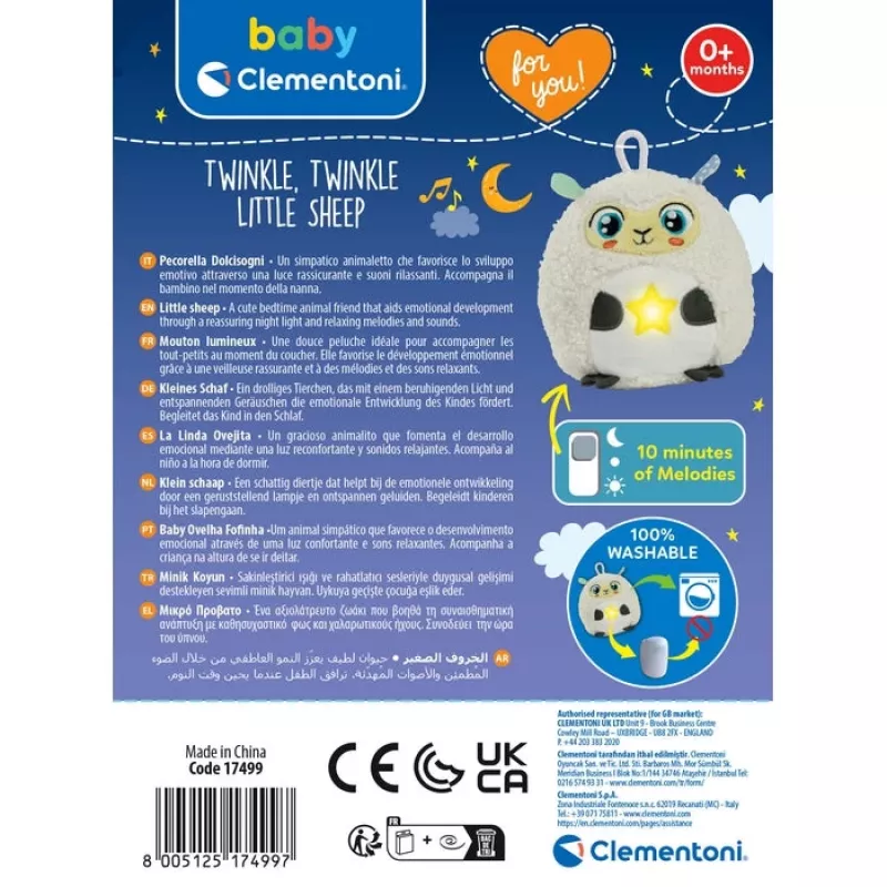 Clementoni Disney Baby 17499 pluszowa zabawka