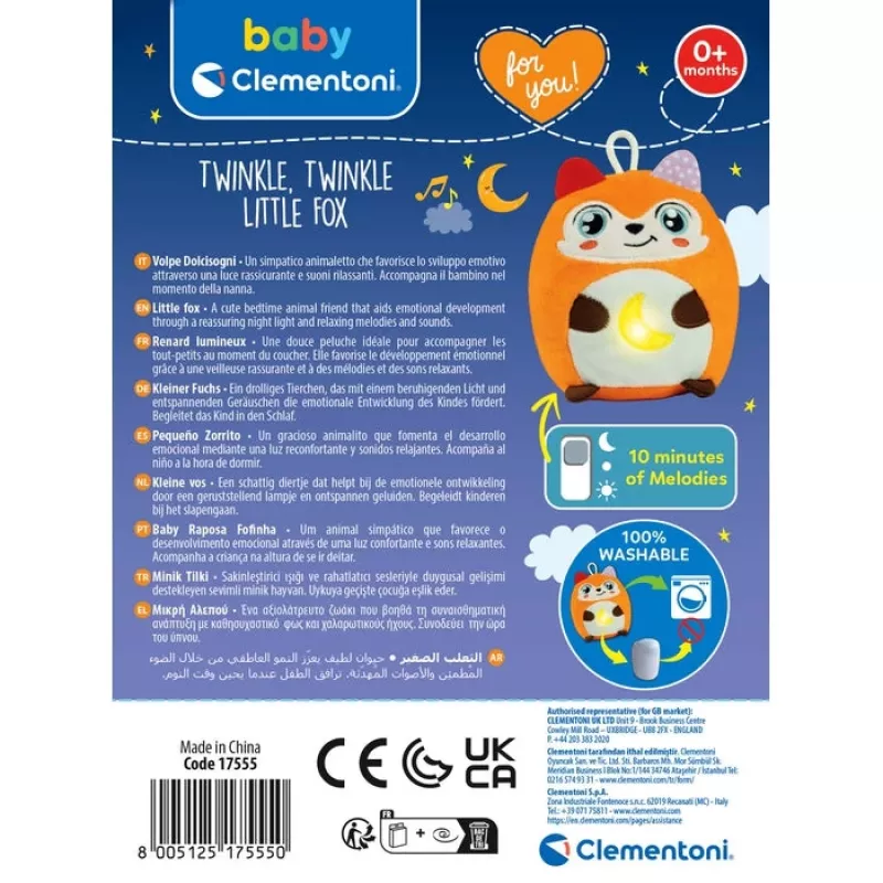 Clementoni Disney Baby 17555 pluszowa zabawka