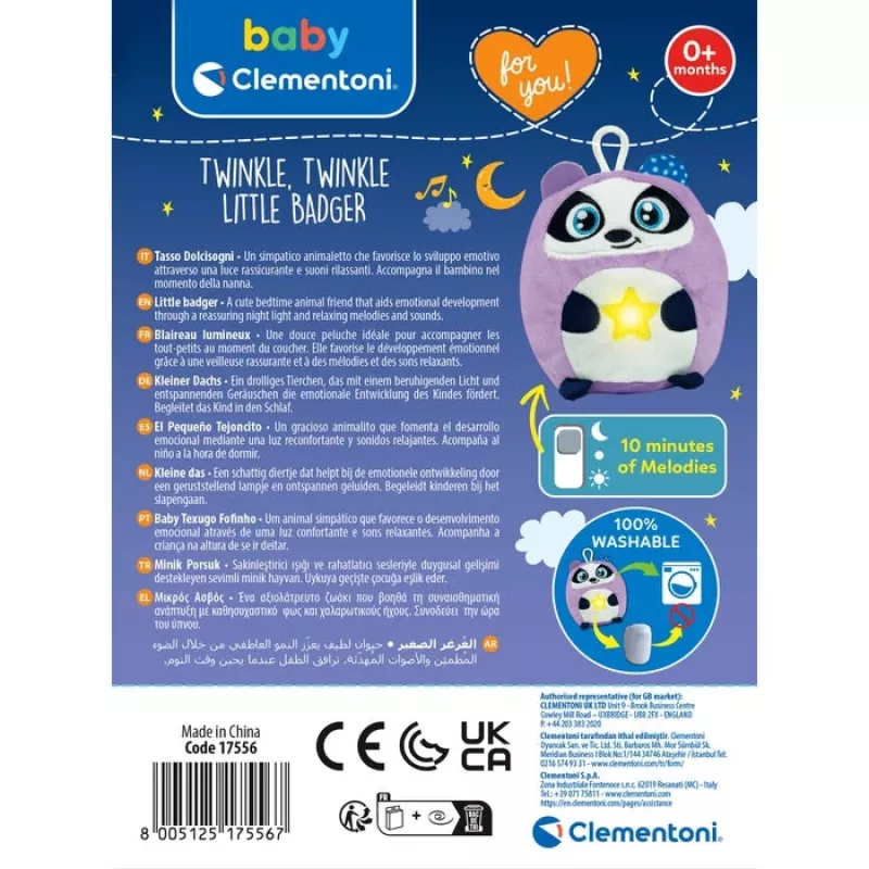 Clementoni Disney Baby 17556 pluszowa zabawka
