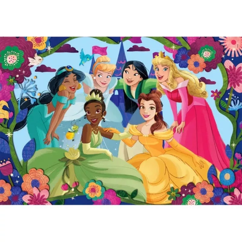 Clementoni Supercolor Disney Princess puzzle 30 szt. Kreskówki