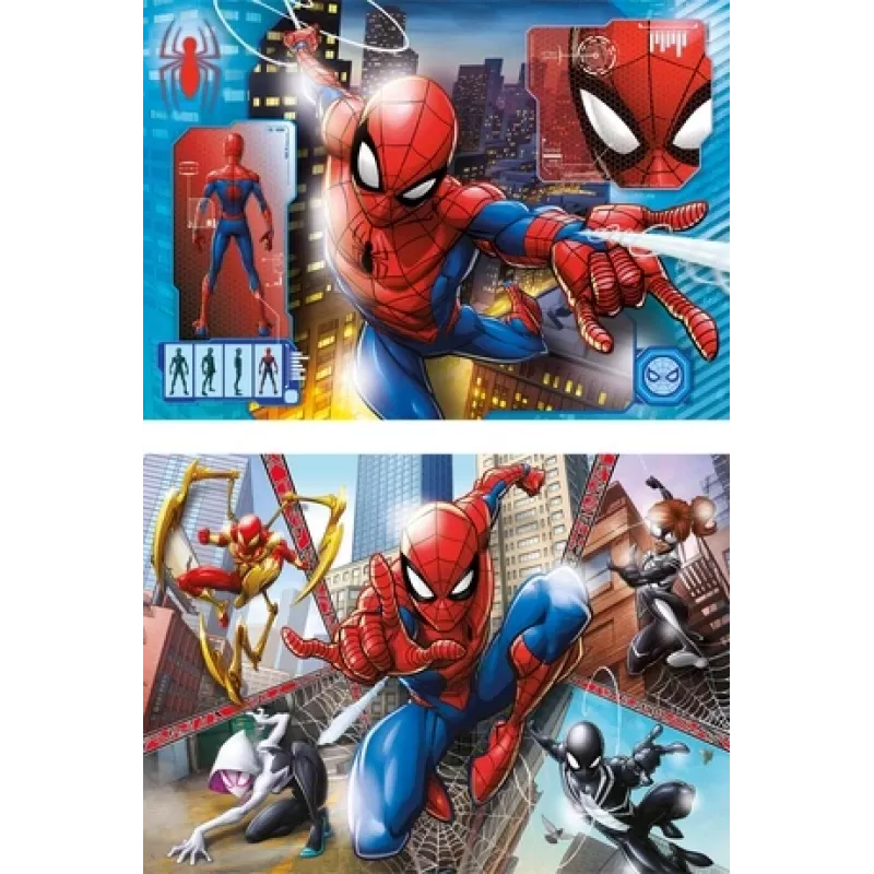 Clementoni Puzzle 2x60 elementów, Spider-Man (21608)