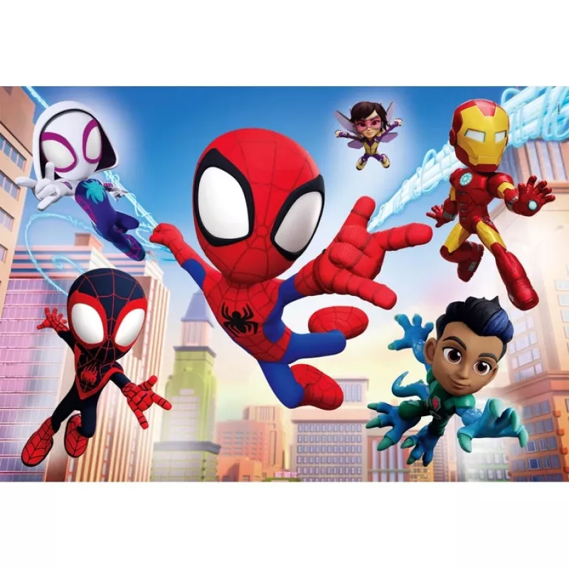 Clementoni Puzzle 2x60 elementów, Spidey i Superkumple (21625)