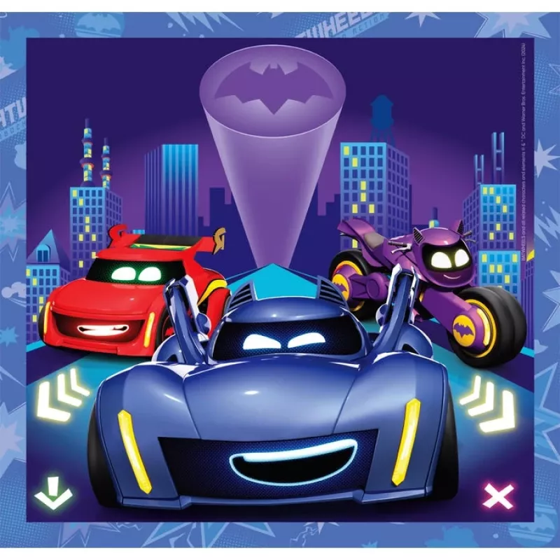 Clementoni Supercolor Batwheels Puzzle 48 szt. Komiksy