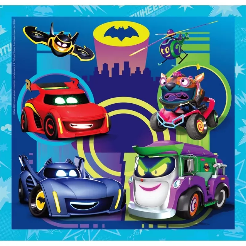 Clementoni Supercolor Batwheels Puzzle 48 szt. Komiksy
