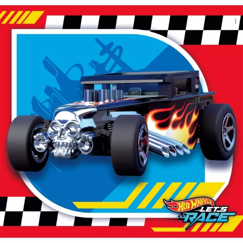 Clementoni Puzzle 3x48 elementów, Hot Wheels (25313)