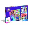 Clementoni 3x48 szt. Puzzle Unicorn Academy, 5 lat Clementoni 3x48 szt. Puzzle Unicorn Academy. Zalecany wiek (min.): 5 lat