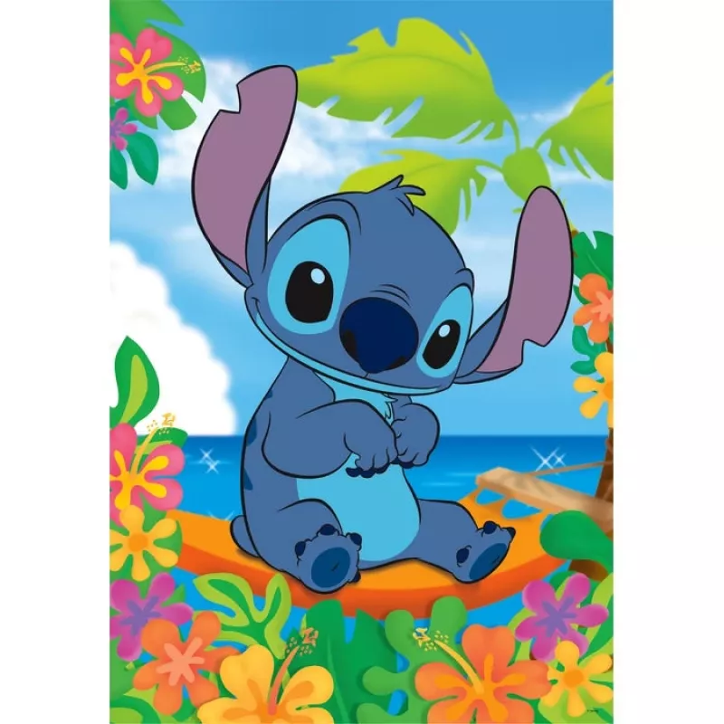 Clementoni Supercolor Stitch puzzle 104 szt. Kreskówki