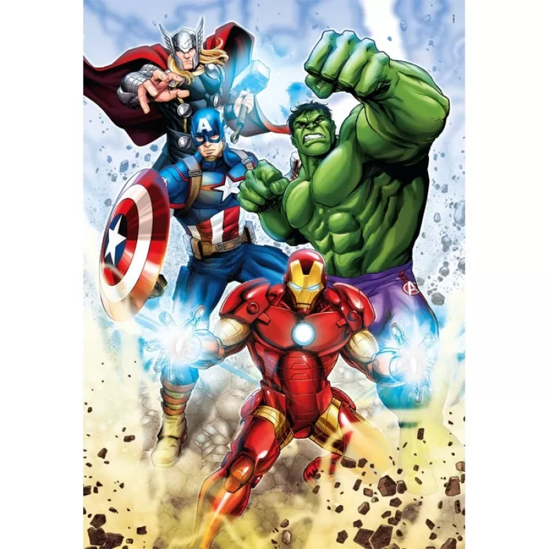 Clementoni Supercolor Marvel Avengers Puzzle 60 szt. Komiksy