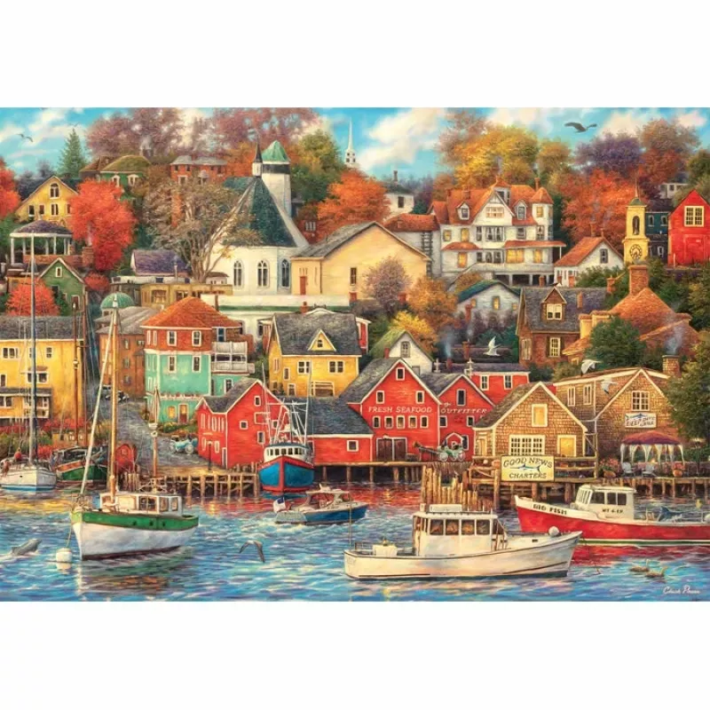 Clementoni High Quality Collection Good Times Harbor Puzzle 1500 szt. Sztuka