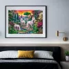 Clementoni Classical garden unicorns Puzzle 2000 szt. Zwierzęta