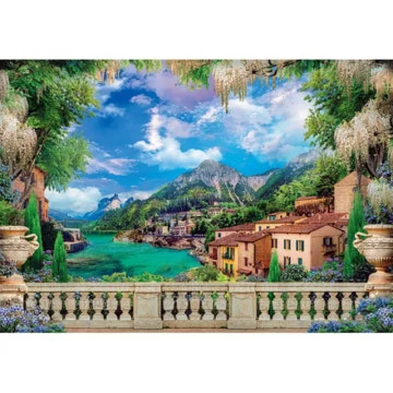 Clementoni Lush terrace on lake Puzzle 3000 szt. Fauna