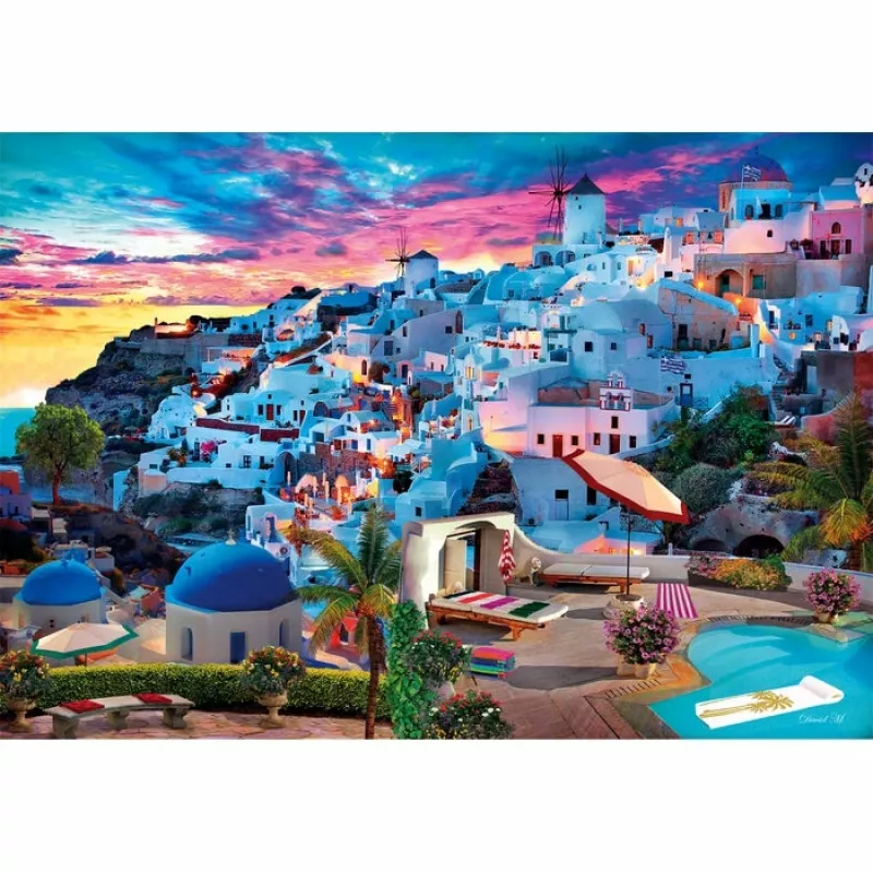 Clementoni High Quality Collection Grecja Widok Puzzle 500 szt. Krajobraz