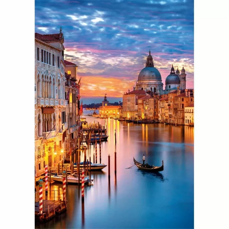Clementoni High Quality Collection Lighting Venice Puzzle 500 szt. Krajobraz
