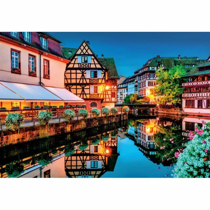 Clementoni High Quality Collection Stare Miasto w Strasburgu Puzzle 500 szt. Krajobraz