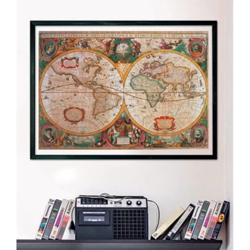 Clementoni Old map Puzzle 1000 szt. Mapy