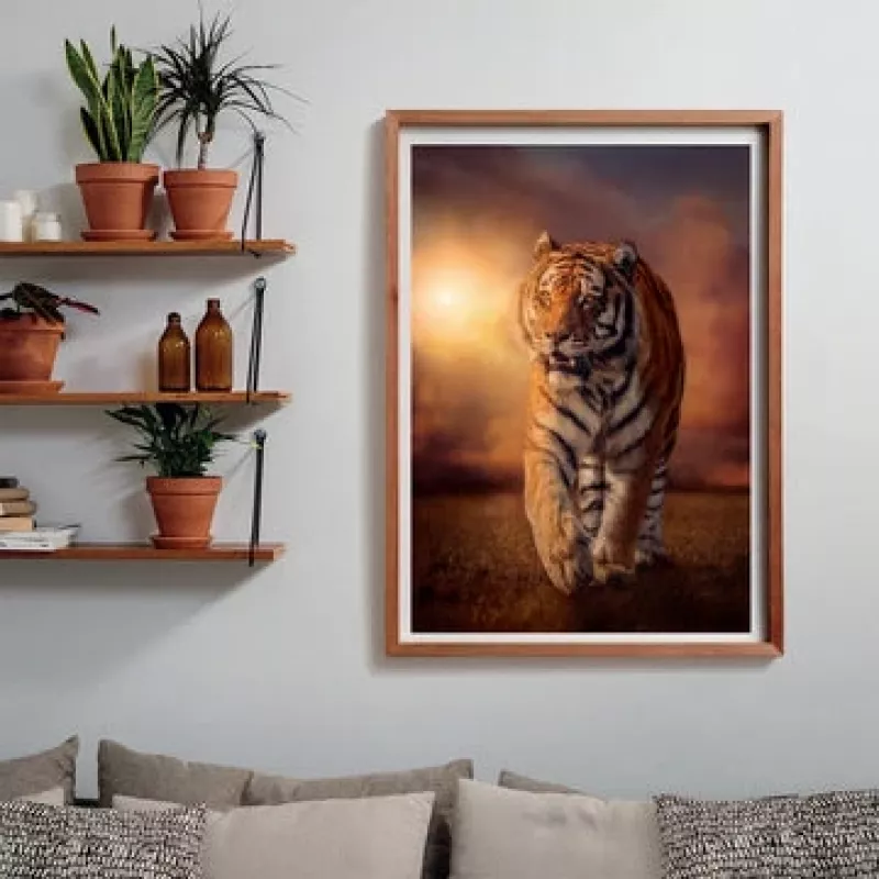 Clementoni Tygrys Puzzle 1000 szt. Zwierzęta
