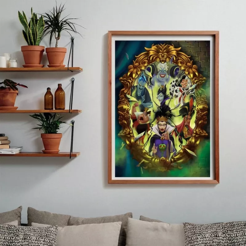 Clementoni Disney Villains Puzzle 1000 szt. Kreskówki