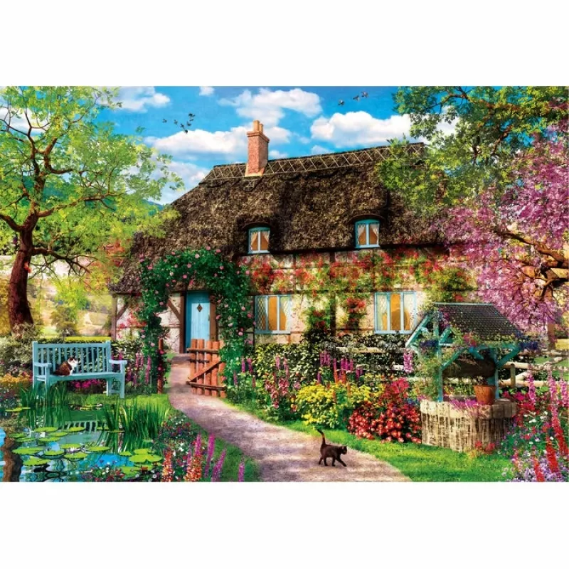 Clementoni High Quality Collection The Old Cottage Puzzle 1000 szt. Sztuka