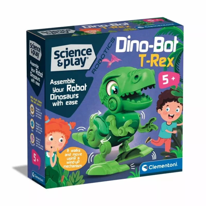 Clementoni Science & Play Dino Bot T-Rex Junior, Robotyczny dinozaur, 5 lat(a)