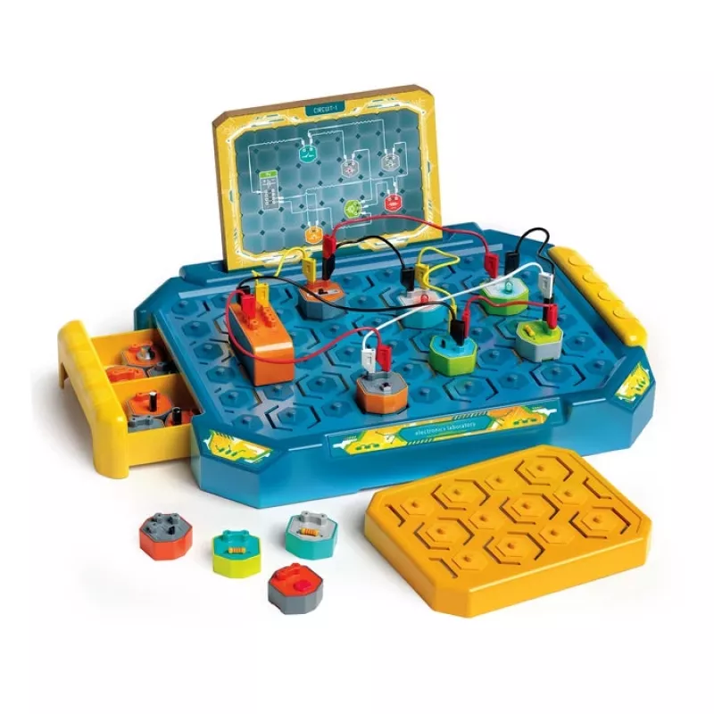 Clementoni Science & Play Electronics Laboratory, Zestaw doświadczalny, Elektryczność, 8 lat, Różne kolory