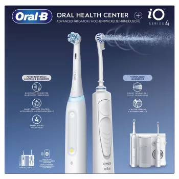 Centrum higieny jamy ustnej Oral-B iO4 i OxyJet, białe