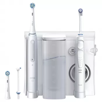 Centrum higieny jamy ustnej Oral-B iO4 i OxyJet, białe