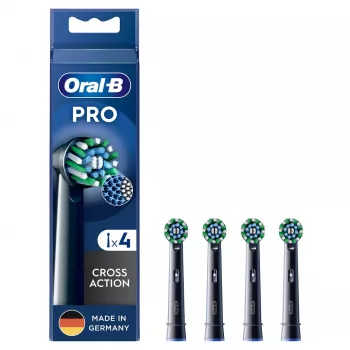 Oral-B CrossAction 4 szt. Czarny