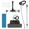 Polti Moppy Czarny Premium Mop parowy 0,7 l 1500 W Aluminium, Czarny