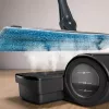 Polti Moppy Czarny Premium Mop parowy 0,7 l 1500 W Aluminium, Czarny