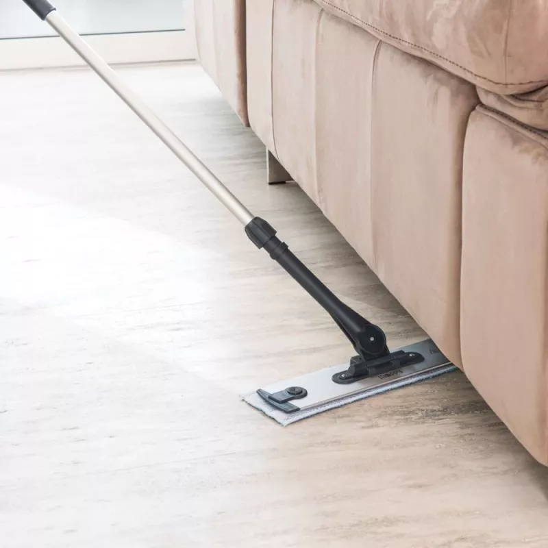 Polti Moppy Czarny Premium Mop parowy 0,7 l 1500 W Aluminium, Czarny