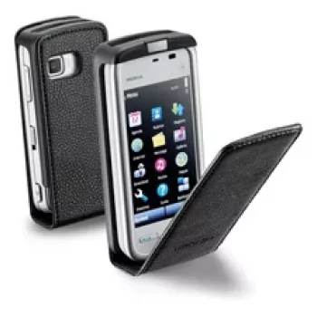 Cellularline FLAP ESSENTIAL etui na telefon komórkowy etui z klapką Czarny