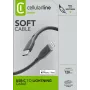 Cellularline Soft kabel 120 cm - USB-C do Lightning kabel z miękkim wykończeniem USB-C do Lightning