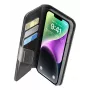 Cellularline Book Agenda - iPhone 14 Elegancja i funkcjonalność w jednym urządzeniu - z wbudowaną technologią antybakteryjną Microban®