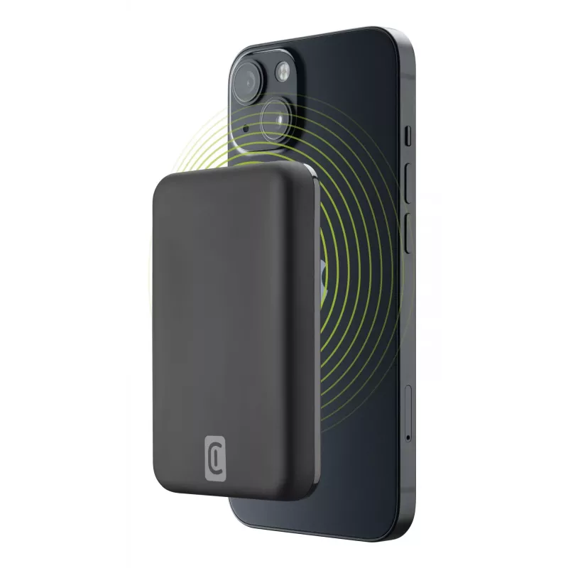 Cellularline Bezprzewodowy powerbank MAG 5000 Przenośna ładowarka kompatybilna z systemem MagSafe