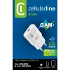 Ładowarka sieciowa GAN USB-C 30W PD Cellularline z technologią GaN