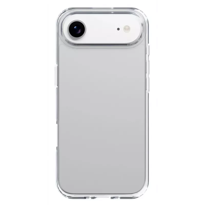 Cellularline Clear Protect - twarde etui iPhone Air z gumowymi krawędziami