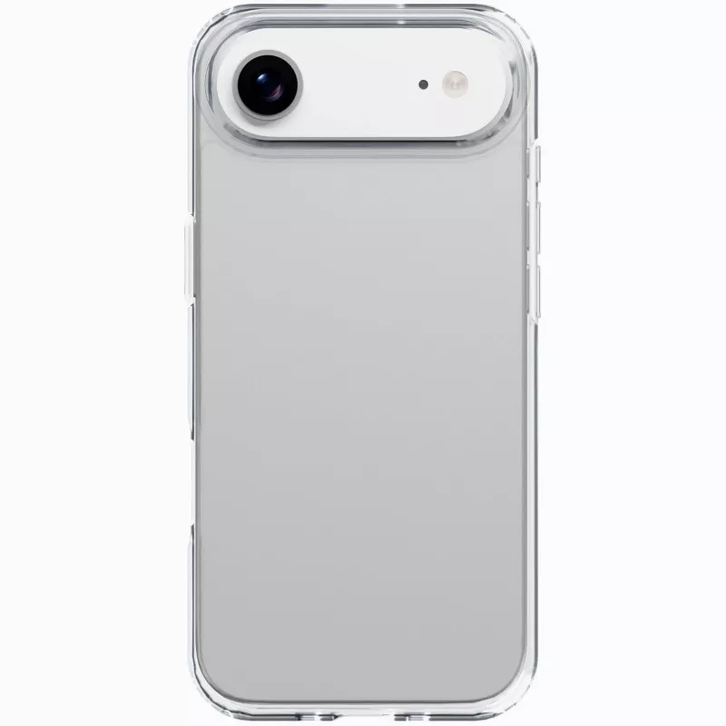 Cellularline Clear Protect - twarde etui iPhone Air z gumowymi krawędziami