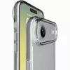 Cellularline Clear Protect - twarde etui iPhone Air z gumowymi krawędziami