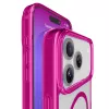 Cellularline Iconic Mag - iPhone 17 Pro przezroczyste etui z kolorowymi krawędziami kompatybilne z ekosystemem Magsafe