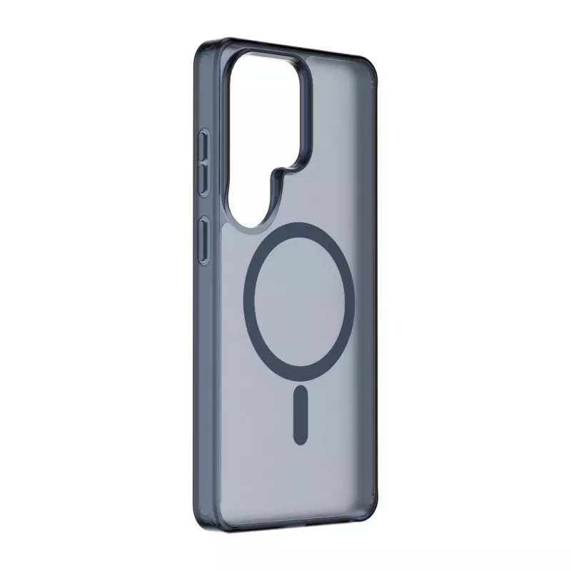 Cellularline FROSTY MAG - Galaxy S26 Ultra Półprzezroczyste etui z matowym wykończeniem i kolorowymi krawędziami, kompatybilne z ekosystemem Qi2 i akcesoriami magnetycznymi dla Samsunga.