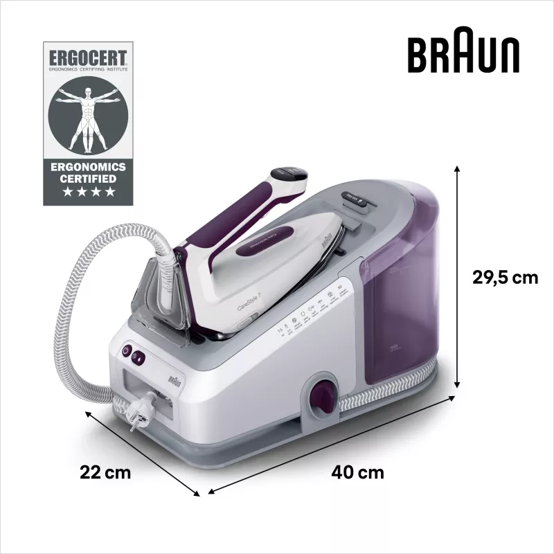 Braun CareStyle 7 IS7266VI 2700 W 2 L Stopa EloxalPlus Fioletowy