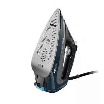 Braun TexStyle 9 0127409002 żelazko parowe Stopa EloxalPlus 3200 W Ciemnoniebieski