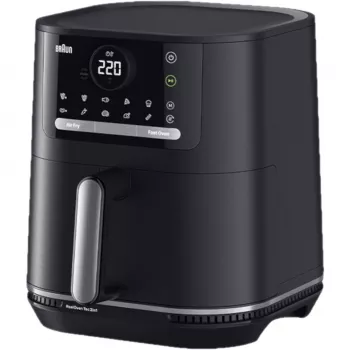 Braun HF5050 Pojedyncza 5,7 l Wolnostojąca 2000 W Frytkownica powietrzna Czarny, Szary