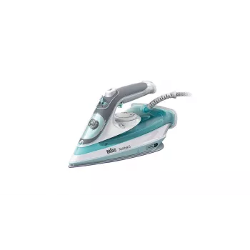 Braun TexStyle 3 SI 5017 GR Żelazko parowe Ceramiczna stopa 2700 W Szary, Turkusowy, Biały