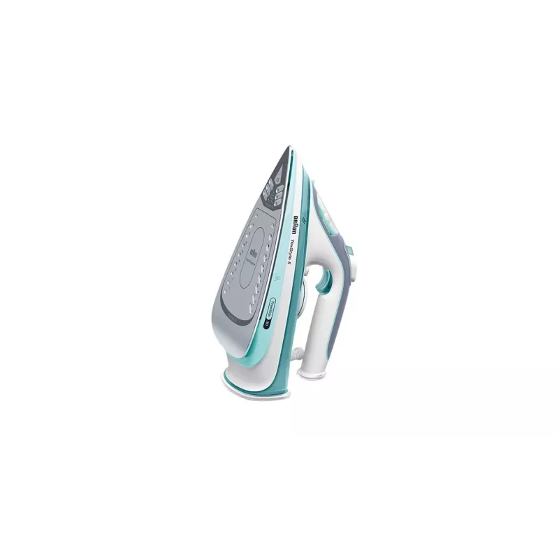 Braun TexStyle 3 SI 5017 GR Żelazko parowe Ceramiczna stopa 2700 W Szary, Turkusowy, Biały