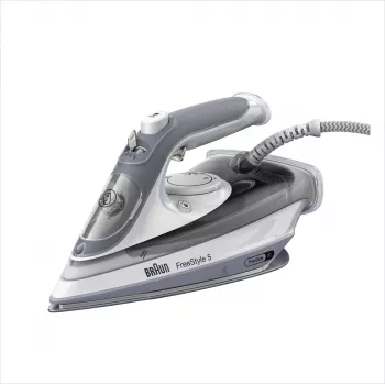 Braun TexStyle 5 SI5078GY Żelazko parowe Stopa EloxalPlus 2800 W Szary, Biały